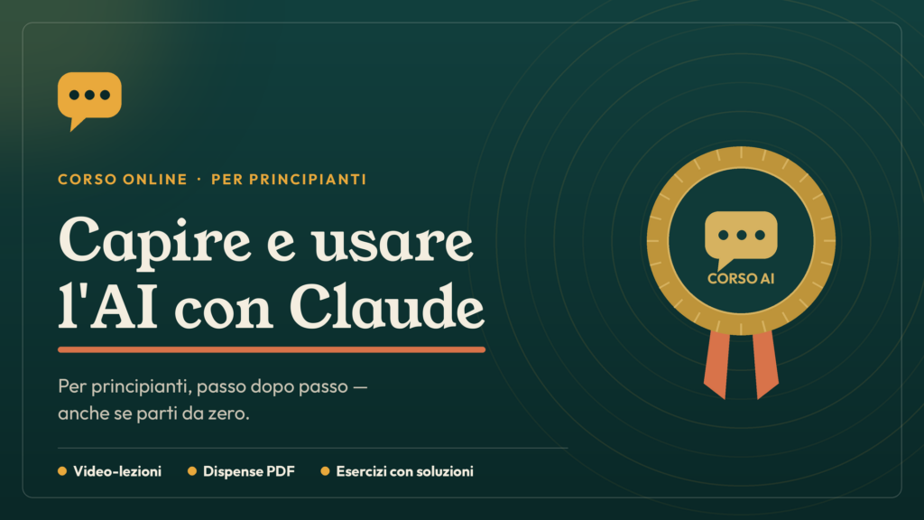 Corso AI per iniziare